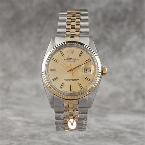 rolex datejust diamonds oyster perpetual automatic 16013 horloge|rolex model 16013 price.